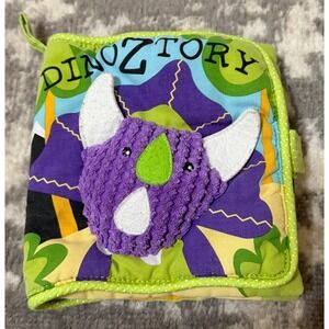 Manhattan Toy Co Cloth "Dinoszstory" Themed Books
